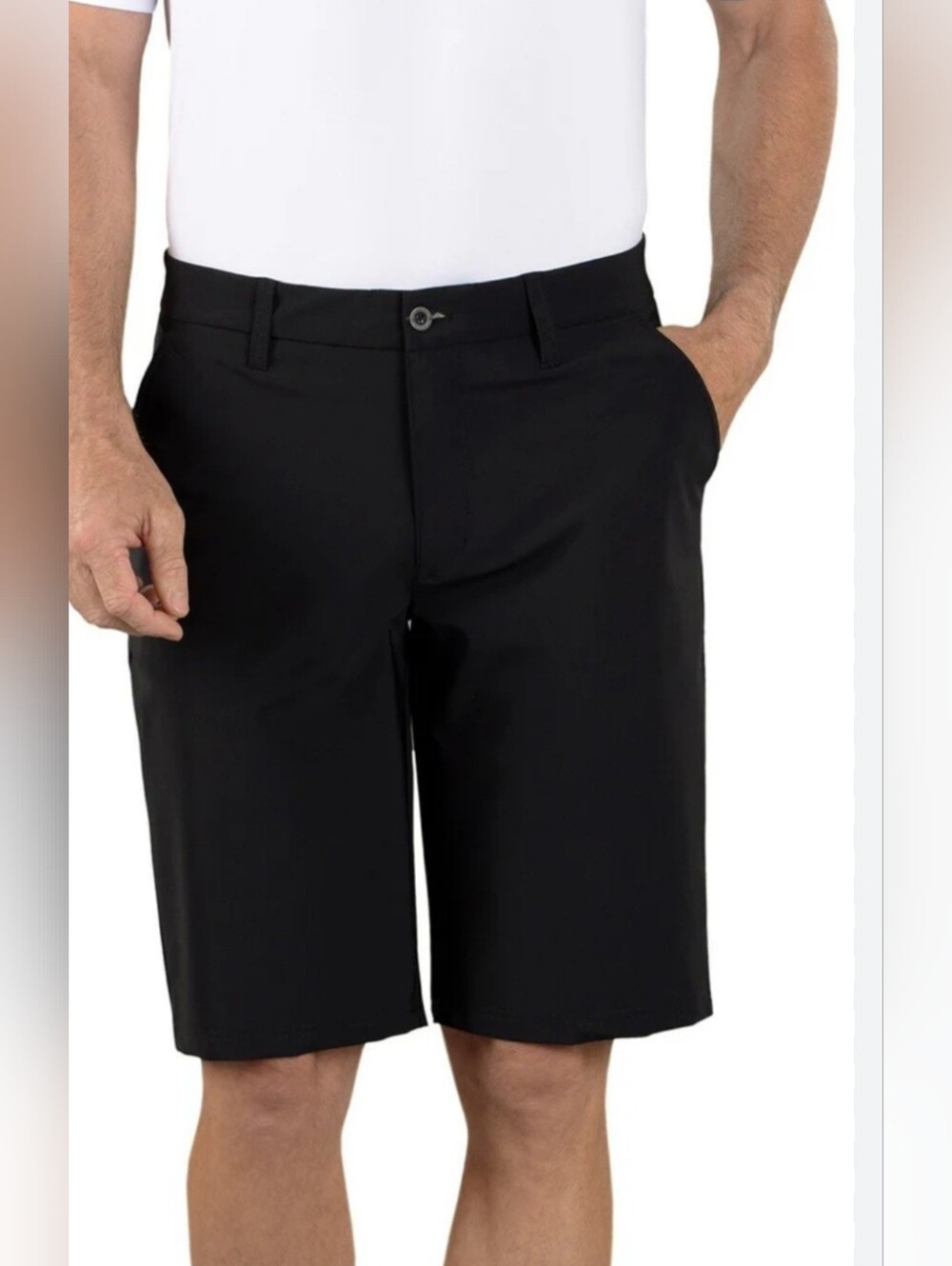 OP Black Men's Black Formal or Golf Shorts